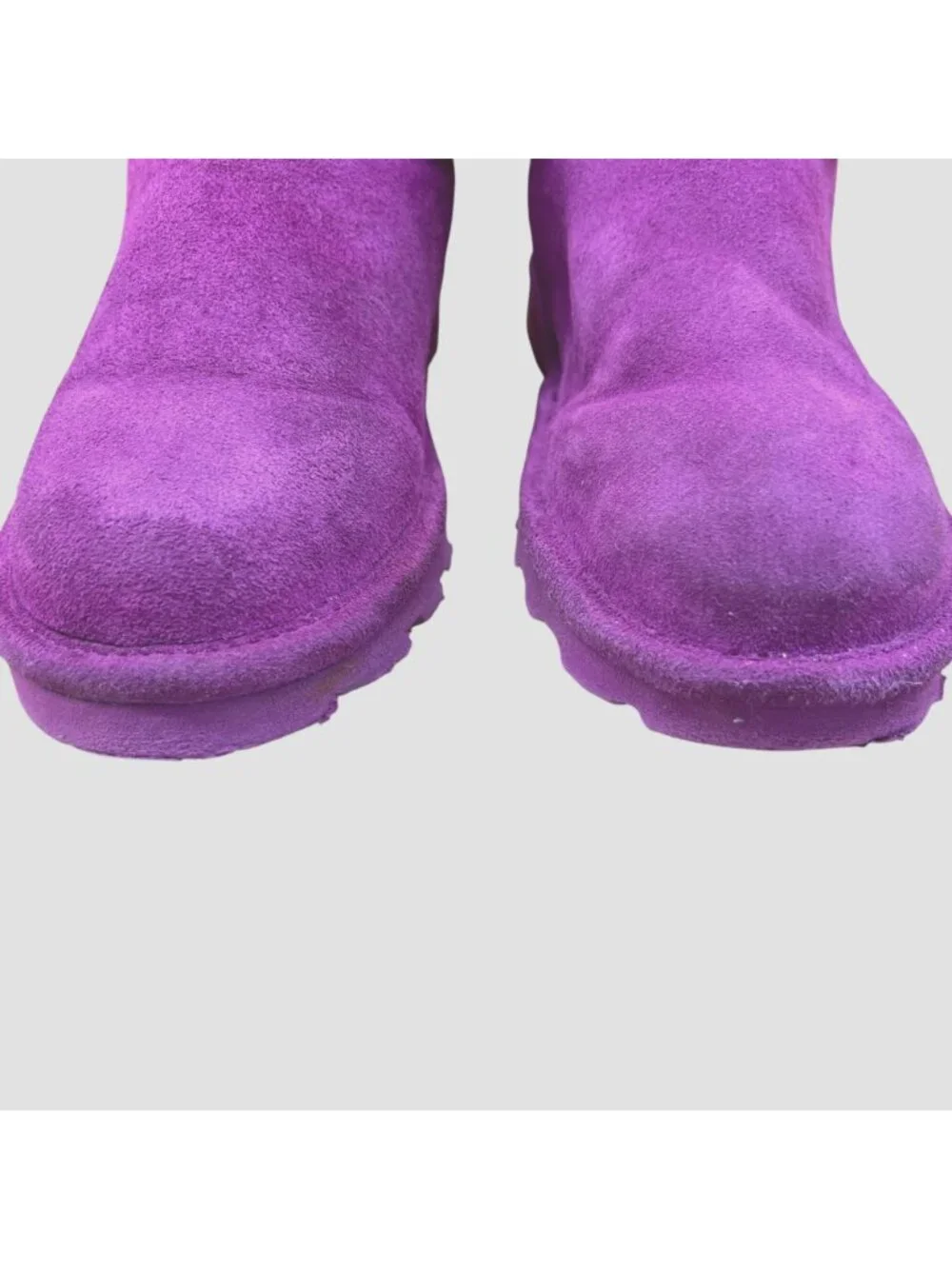 Bearpaw Super Shorty Boots Hypnotic Violet Purple Suede Cozy Warm Youth Size 5